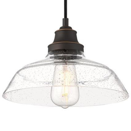 Westinghouse 6116640 - Karājošais gaismeklis uz kabeļa IRON HILL 1xE27/60W/230V, diametrs 28 cm