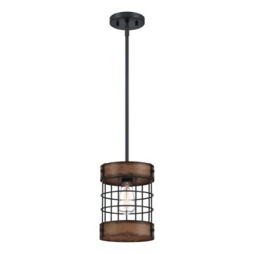 Westinghouse 61179 - Lustra ar auklu LANGSTON 1xE27/60W/230V barnwood