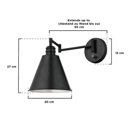 Westinghouse 61254 - Sienas lampa TROCADERO 1xE27/60W/230V