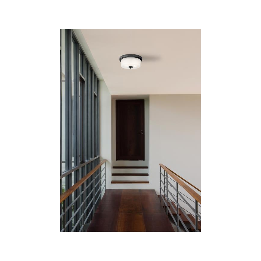 Westinghouse 6325140 - Griestu lampa CEDRIC 2xE27/40W/230V Ø 33 cm