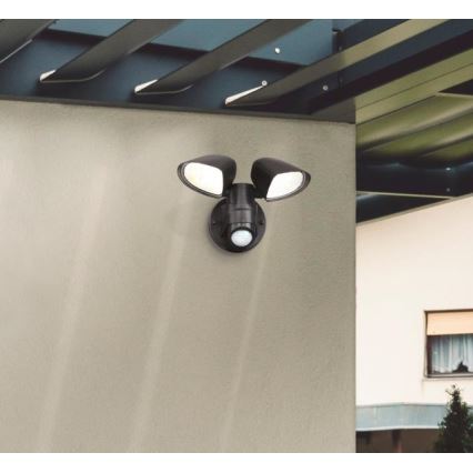 Westinghouse 63643 - LED Āra prožektors ar sensoru 2xLED/8,75W/230V IP44