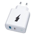 Winner Group - Ātrās uzlādes adapteris 1xUSB-C + 1xUSB-A Power Delivery 38W balta
