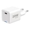 Winner Group - Ātrās uzlādes adapteris 1xUSB-C Power Delivery 20W balta
