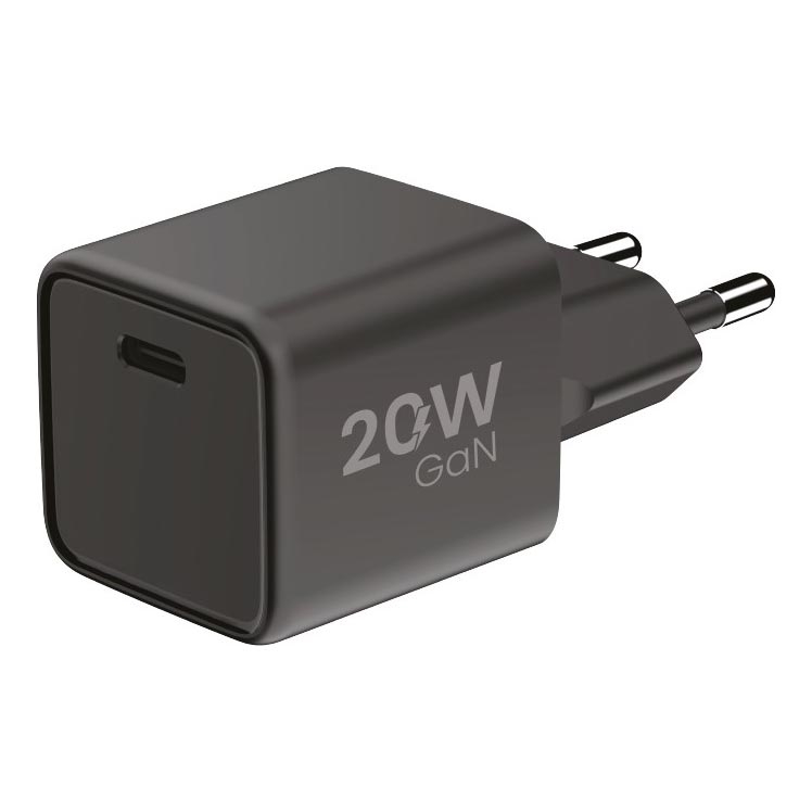 Winner Group - Ātrās uzlādes adapteris 1xUSB-C Power Delivery 20W melna