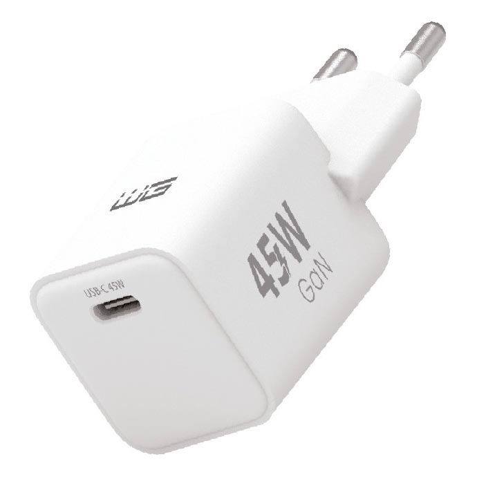 Winner Group - Ātrās uzlādes adapteris 1xUSB-C Power Delivery 45W balta