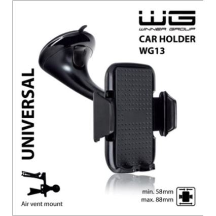 Winner Group - Automašīnas tālruņa turētājs priekš windshield melna
