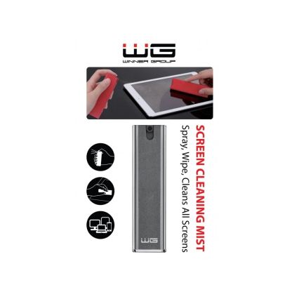 Winner Group - Ekrāna tīrītājs 2 vienā melns