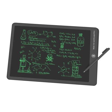 Winner Group - Elektroniskā zīmēšanas planšete 15" 1xCR2032 melna