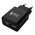 Winner Group - Lādēšanas adapteris 2xUSB-A 12W melns