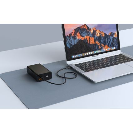 Winner Group - Lādētājakumulators ar ekrānu 20000 mAh 20W Power Delivery melna