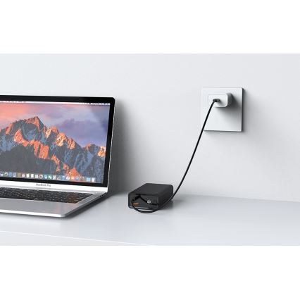 Winner Group - Lādētājakumulators ar ekrānu 20000 mAh 20W Power Delivery melna