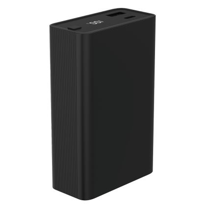 Winner Group - Lādētājakumulators ar ekrānu 20000 mAh 20W Power Delivery melna