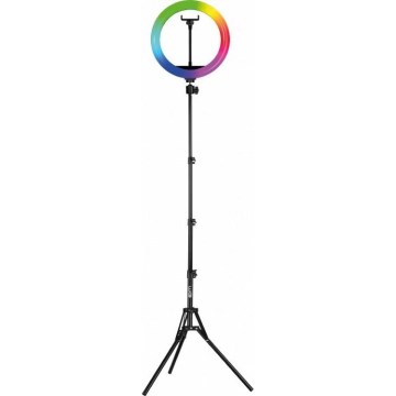 Winner Group - LED RGB regulējama stāvlampa ar statīvu un turētāju vlogeriem LED/10W/5V