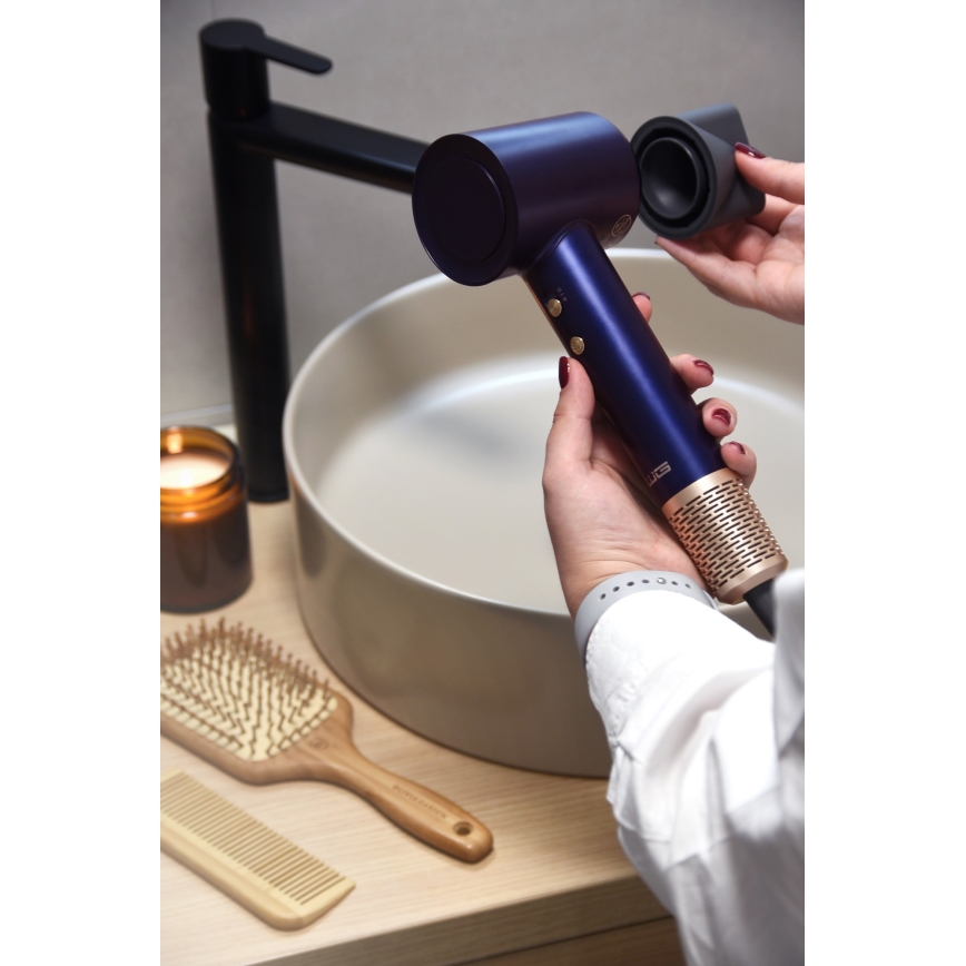 Winner Group - Matu fēns ar jonizatoru Elegance Air 1600W/230V zila SCHUKO