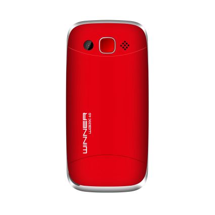 Winner Group - Mobilais tālrunis senioriem 1600 mAh sarkans