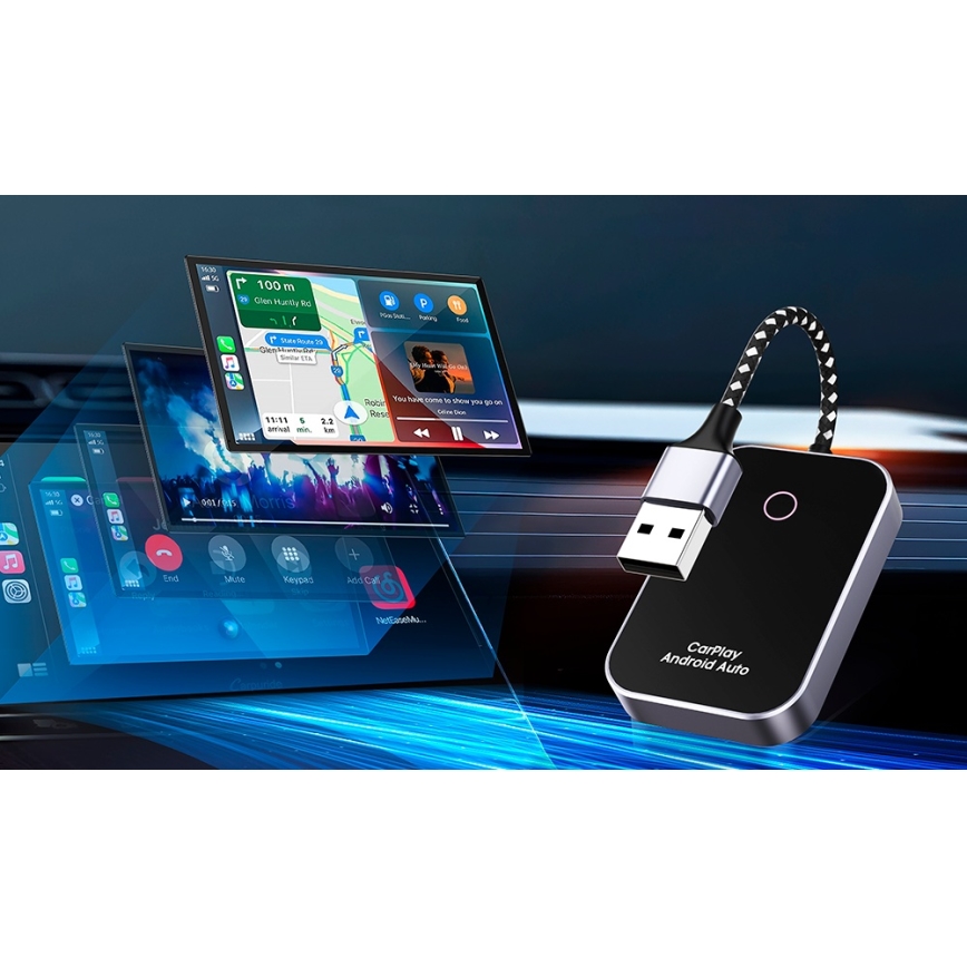 Winner Group-Pārveidotājs/Adapteris GoWireless! bezvadu savienojumam CarPlay un Android Automašīna