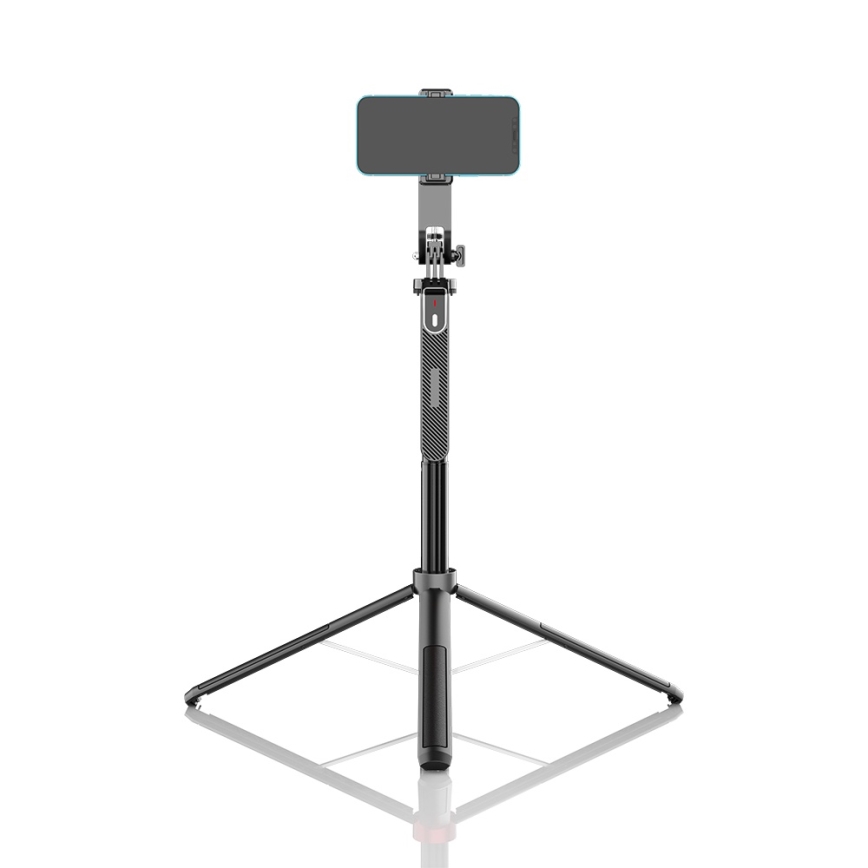 Winner Group - Selfiju nūja 3in1 ar statīvu 55 mAh 180 cm melna