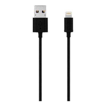 Winner Group - USB kabelis MFI Lightning / USB-A 2m melns