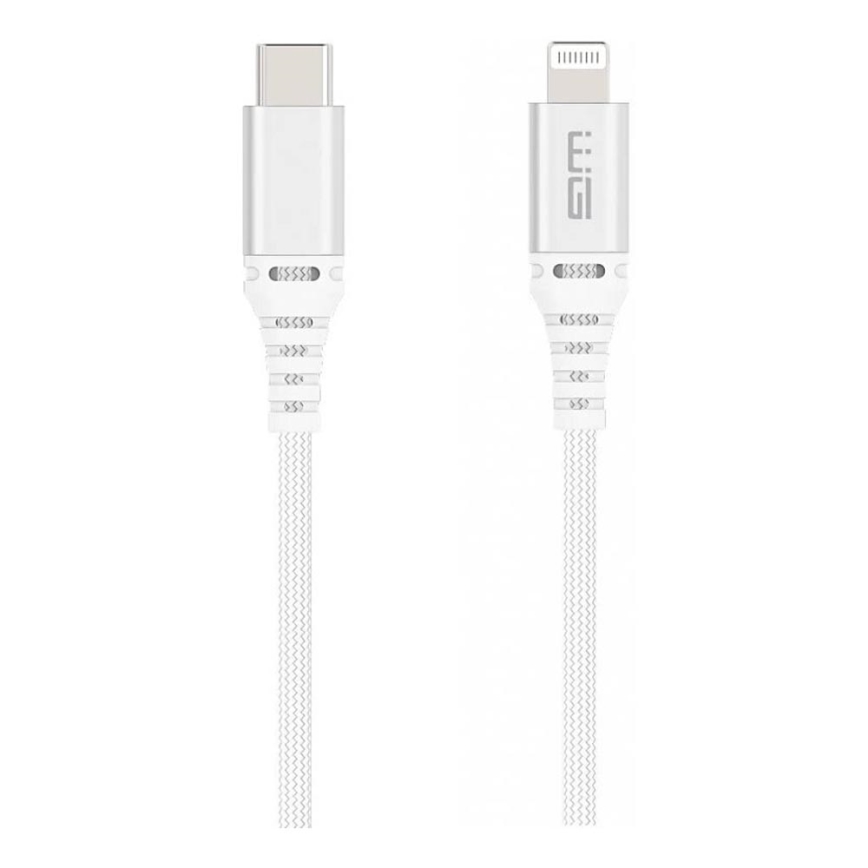 Winner Group - USB vads MFI Lightning / USB-C 1m balta