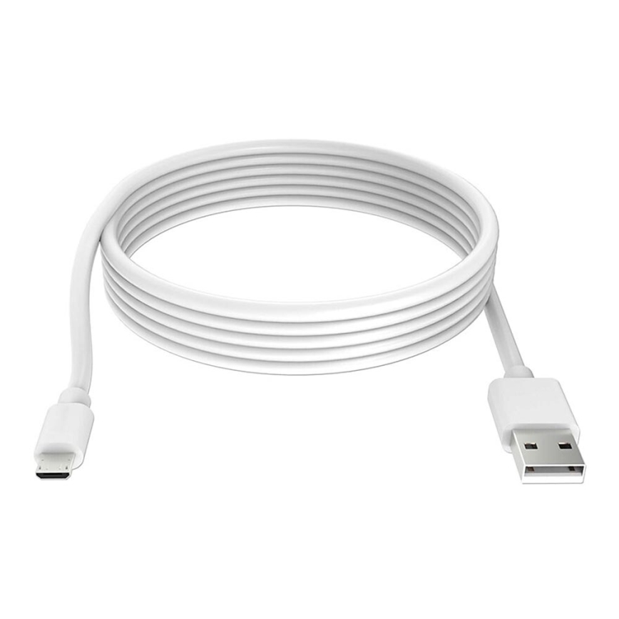 Winner Group - USB vads Micro USB / USB-A 2m balta