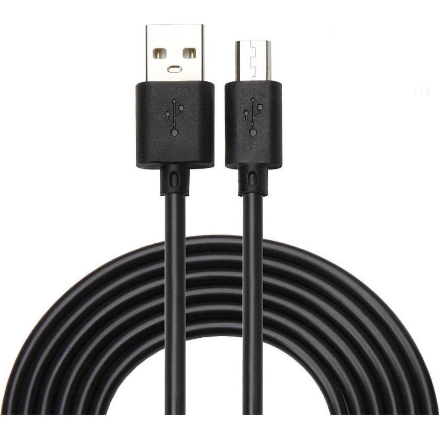 Winner Group - USB vads paplašinājuma Micro USB / USB-A 1m melna