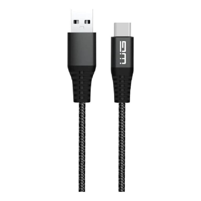Winner Group - USB vads USB-C / USB-A 2m melna