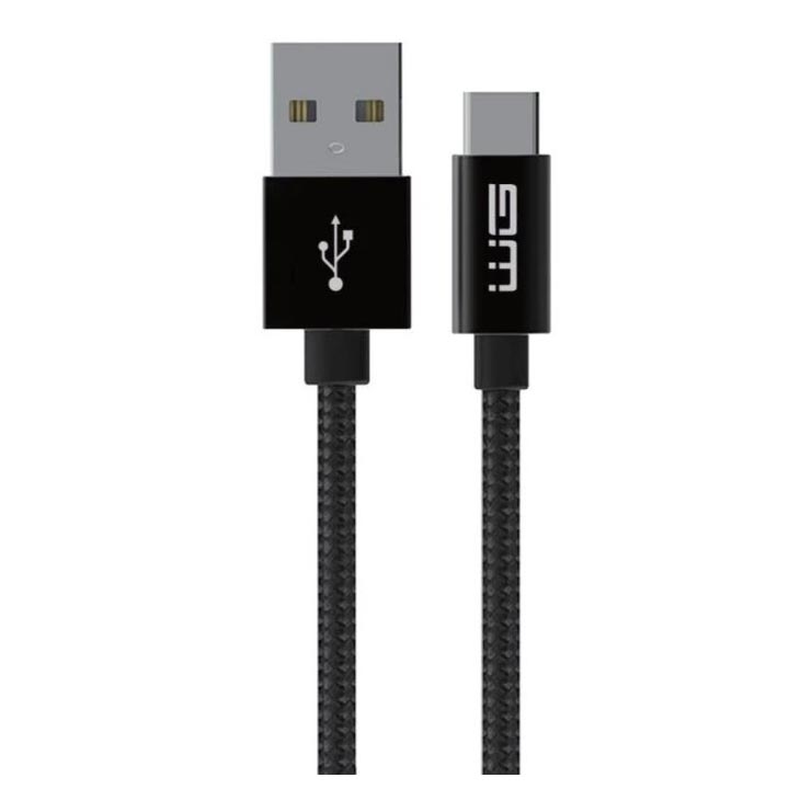 Winner Group - USB vads USB-C / USB-A 3m melna