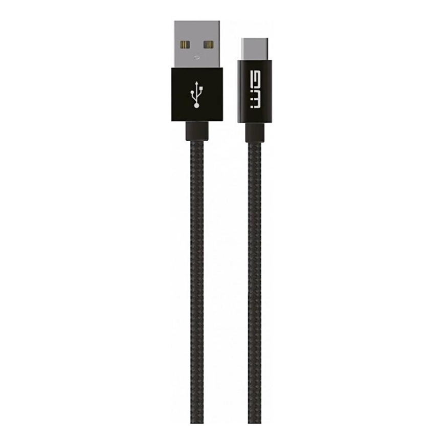 Winner Group - USB vads USB-C / USB-A 50cm melna