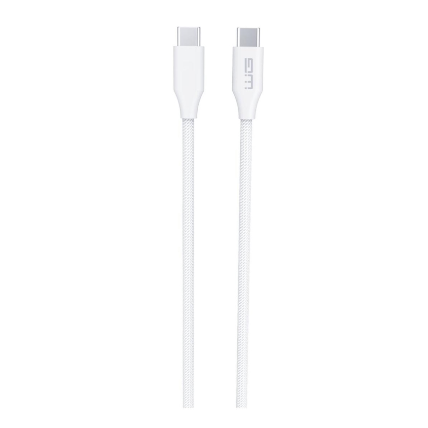 Winner Group - USB vads USB-C / USB-C 120W 1,5m balta