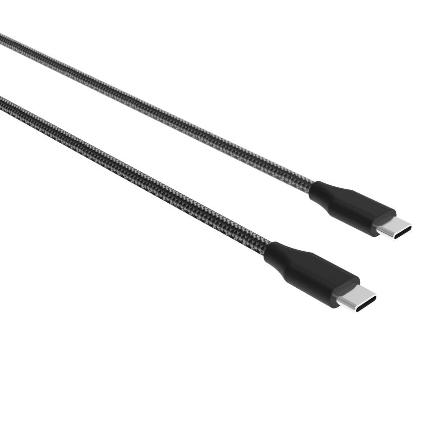 Winner Group - USB vads USB-C / USB-C 140W 1,5m melna