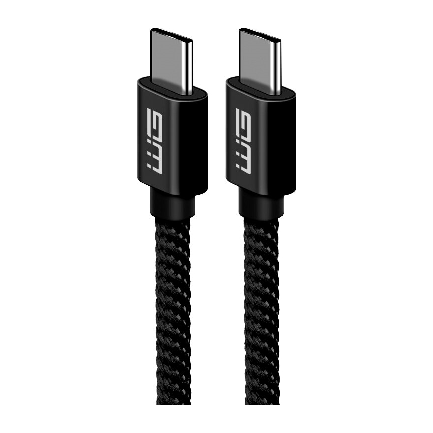 Winner Group - USB vads USB-C / USB-C 1m melna