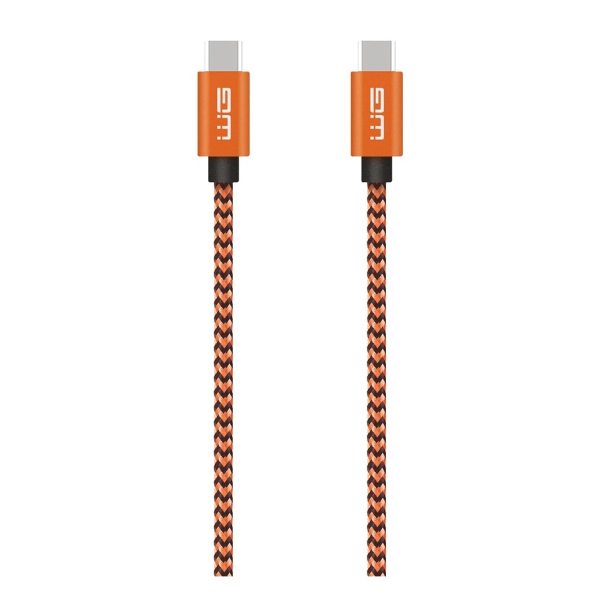 Winner Group - USB vads USB-C / USB-C 1m oranža