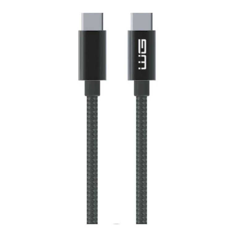 Winner Group - USB vads USB-C / USB-C 20cm melna
