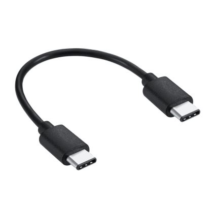 Winner Group - USB vads USB-C / USB-C 20cm melna