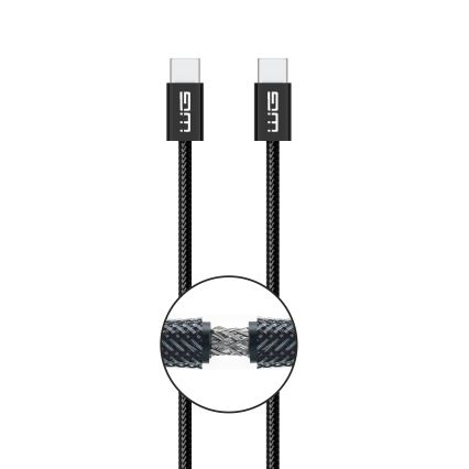 Winner Group - USB vads USB-C / USB-C 60W 3m melna