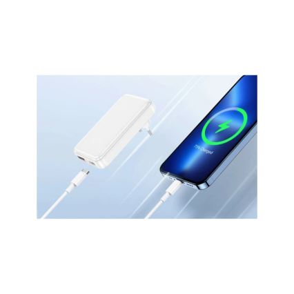Winner Group - Uzlādes adapteris GaN 1x USB-A + 1x USB-C 30 W balts