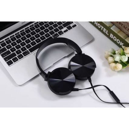 Wired headphones ar mikrofonu mini-jack C