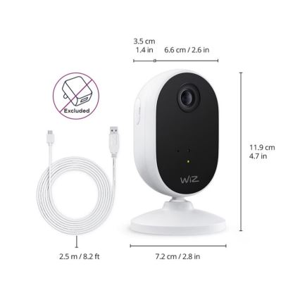 WiZ - Iekštelpu kamera Full HD 1080P Wi-Fi