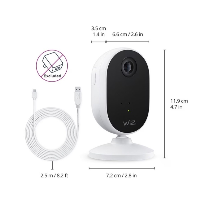 WiZ - Iekštelpu kamera Full HD 1080P Wi-Fi