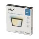 WiZ - LED Aptumšojama griestu lampa SUPERSLIM LED/12W/230V 2700-6500K Wi-Fi melna