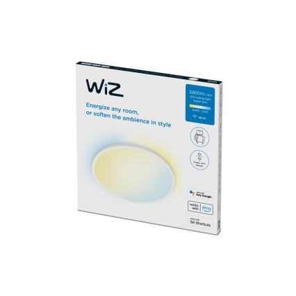 WiZ - LED Aptumšojama griestu lampa SUPERSLIM LED/32W/230V 2700-6500K Wi-Fi balta