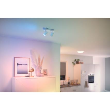 WiZ - LED Aptumšojams starmetis IMAGEO 1xGU10/4,9W/230V 2700-6500K CRI 90 Wi-Fi melns