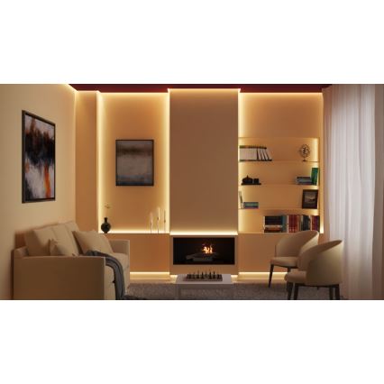 WiZ - LED RGB Regulējama lente 10m LED/12W/230V Wi-Fi