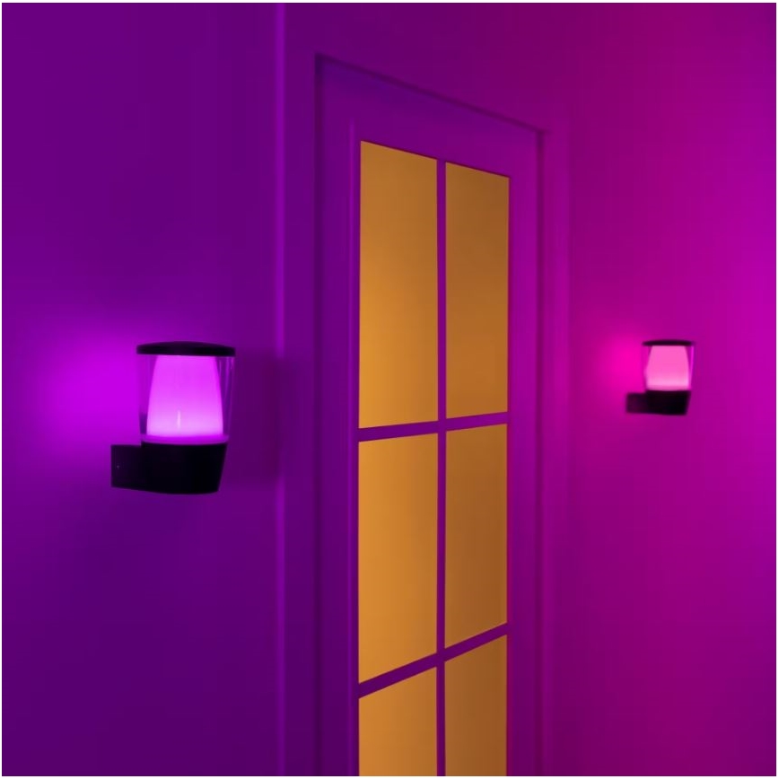 WiZ - LED RGBW Aptumšojama āra sienas lampa ELPAS LED/8,5W/230V 2700–5000K IP44 Wi-Fi