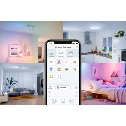 WiZ - LED RGBW Aptumšojama āra sienas lampa ELPAS LED/8,5W/230V 2700–5000K IP44 Wi-Fi