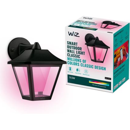 WiZ - LED RGBW Aptumšojama āra sienas lampa LED/9,5W/230V 2700-5000K IP44 Wi-Fi