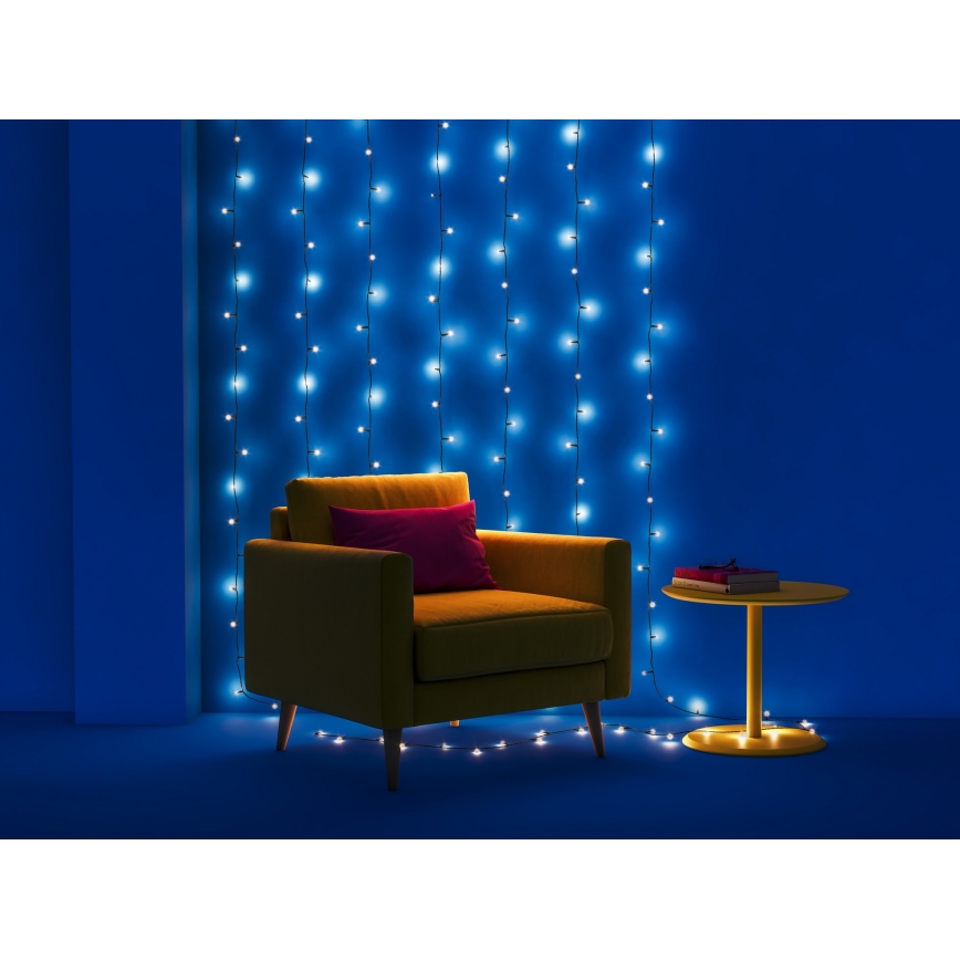 WiZ - LED RGBW Aptumšojama āra virtene 160xLED 20m IP44 2700-5000K Wi-Fi