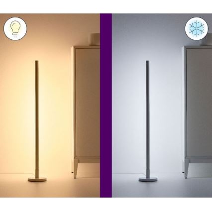 WiZ - LED RGBW Aptumšojama grīdas stāvlampa POLE LED/13W/230V 2200-6500K Wi-Fi