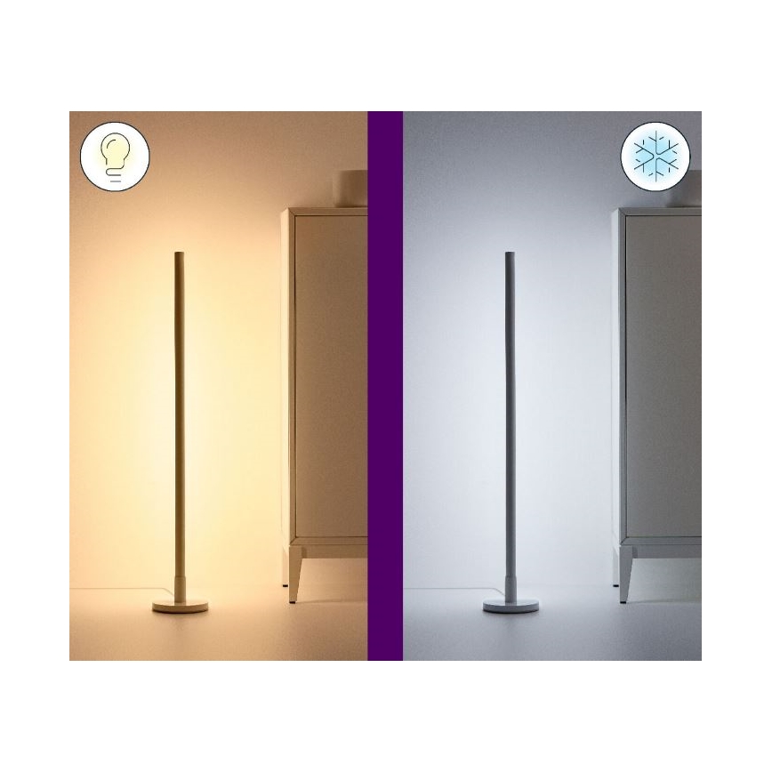 WiZ - LED RGBW Aptumšojama grīdas stāvlampa POLE LED/13W/230V 2200-6500K Wi-Fi