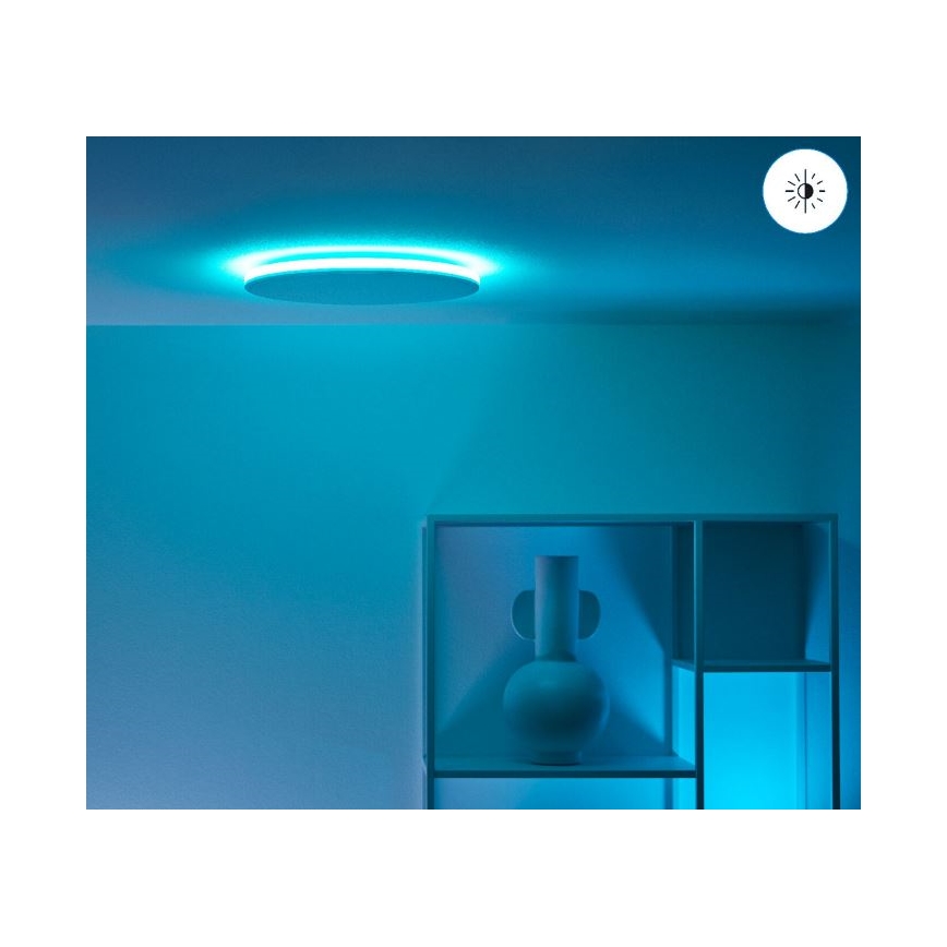 WiZ - LED RGBW Aptumšojama griestu lampa RUNE LED/21W/230V 2700-6500K Wi-Fi balta